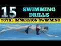  15 swimming exercises of the total immersion swimming method  efficient swimming
