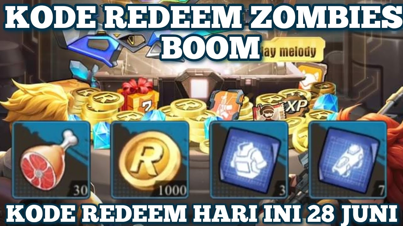 Kode Redeem Zombies Boom 28 Juni 2024 ! Gift Code Zombies Boom Terbaru ...
