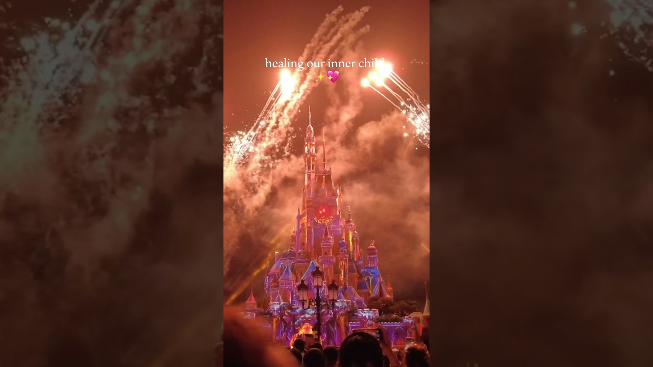 perfect ending to a magical day ✨ 