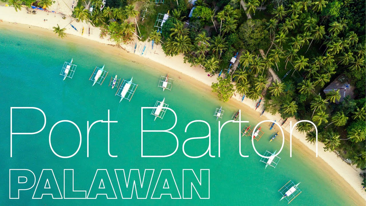 PORT BARTON by drone - PALAWAN, Philippines