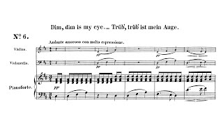 Ludwig van Beethoven – 25 Scottish Songs, Op. 108: 6. Dim, Dim Is My Eye