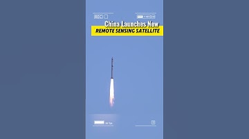 China launches new remote sensing satellite #china #fyp #fypシ  #satellite