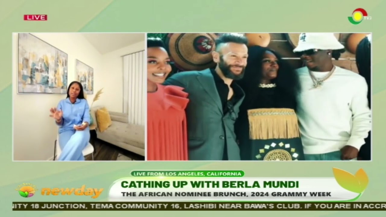 TV3Newday Catching up with Barla Mundi A Glimpse into Grammy Week