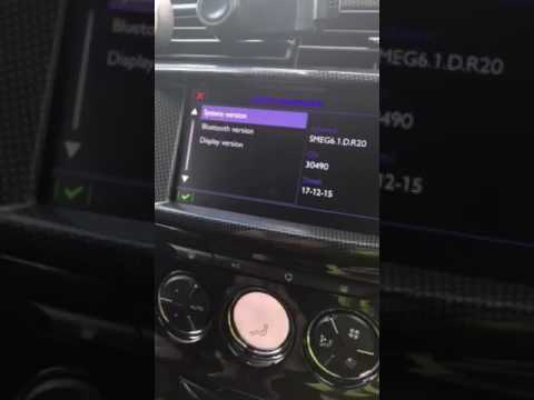 How to access hidden menu on  a DS3 to find the software version.