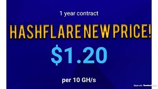 Hashflare Lowered Their Prices Again! New Prices!!!