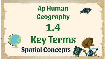 AP Human Geography Unit 1.4  Spatial Concepts KEY TERMS Explained!