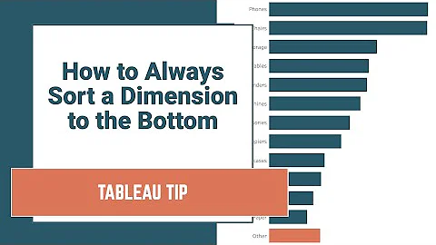 How to Always Sort a Dimension to the Bottom of a Chart