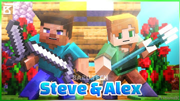 Alex and Steve [ Herobrine VS Null ] Full Movie Babu tech | Prisma 3D Minecraft Animation