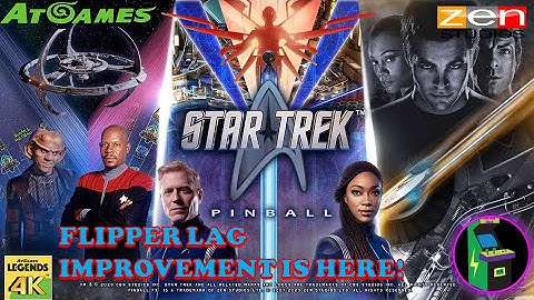 Atgames 4K Pinball: Star Trek Pinball Flipper Lag Improvement!
