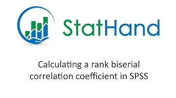 StatHand - Calculating a rank biserial correlation coefficient in SPSS