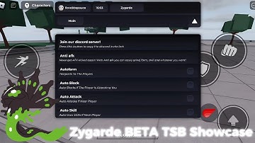 ZYGARDE TSB BETA SHOWCASE | AUTO BLOCK AND MORE!