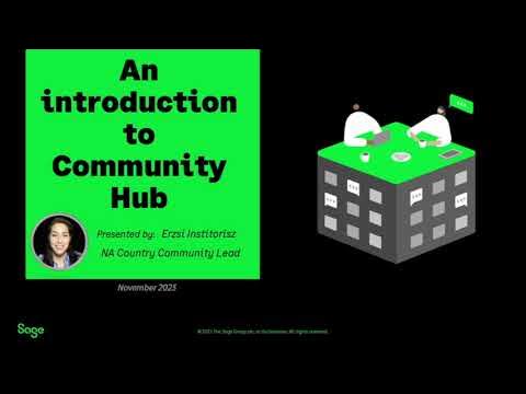 An introduction to Community Hub - YouTube