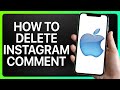 How To Delete Instagram Comment On iPhone 2024! (Full Tutorial)