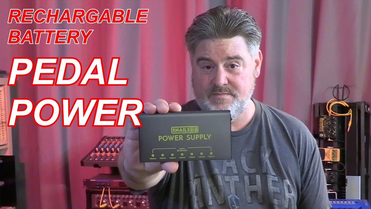 Rechargeable Battery Pedal Power - SNAILS SPB-02 Review