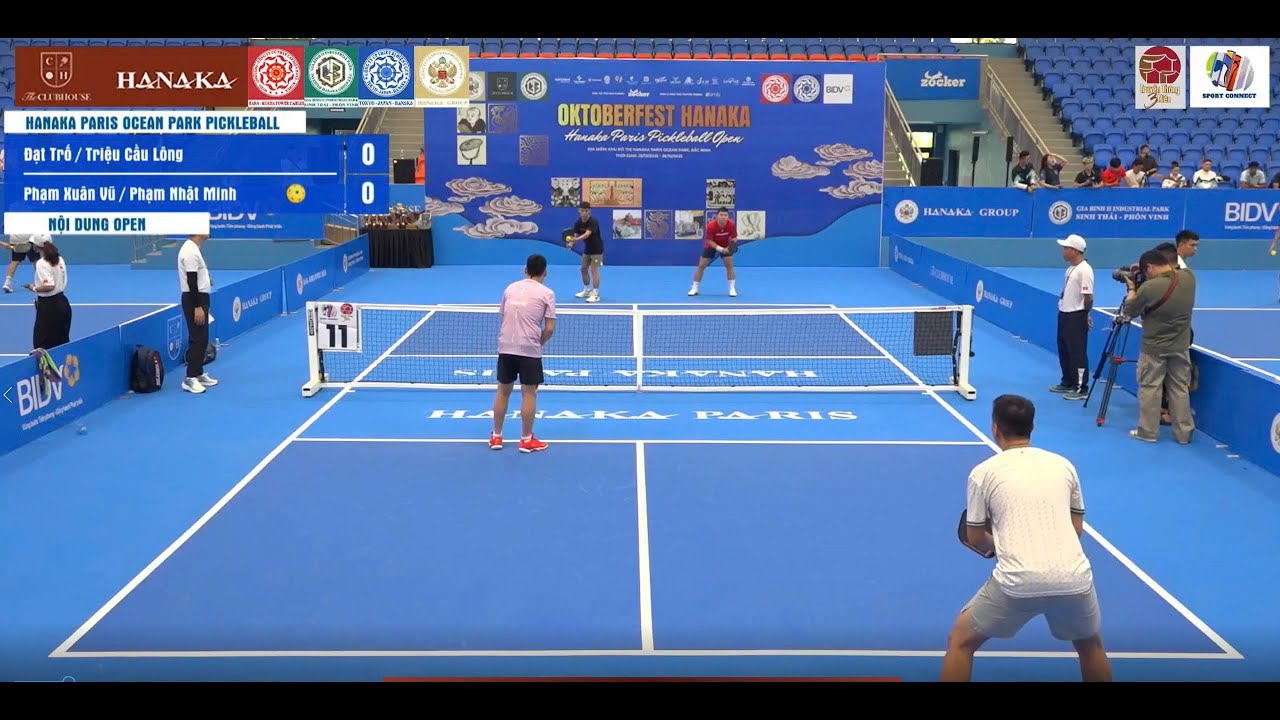 Full Trận Đạt Trố/Triệu Cầu Lông với Phạm Nhật Minh/Phạm Xuân Vũ.