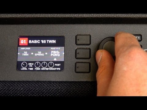 Fender Mustang GT - Navigation