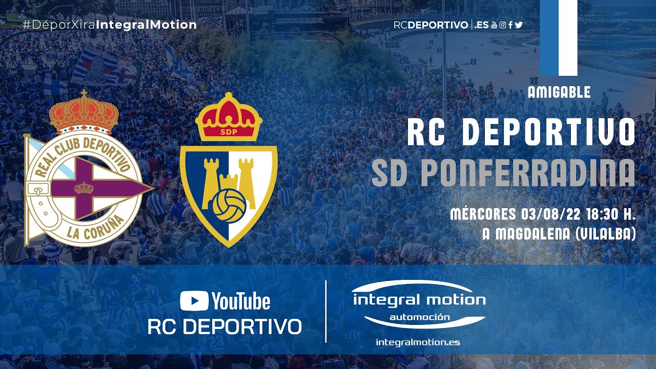 RESUMEN Y RESULTADO DEPORTIVO DE LA CORUÑA-PONFERRADINA: Sigue en directo el Deportivo Ponferradina