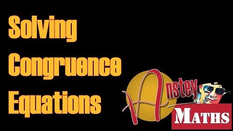 How to Solve Congruence Equations