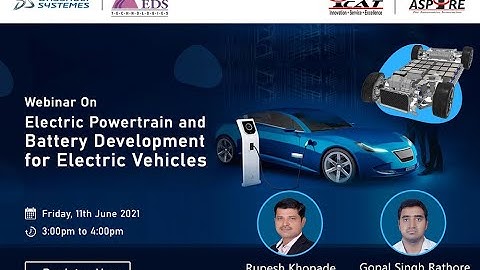 Electric Powertrain and Battery Development for Electric Vehicles | WEBINAR