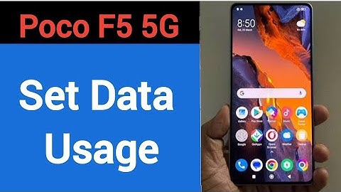 How to set data usege, Poco F5 5G me data limit Kaise lagaen