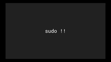 sudo 指令的另一種使用方式：sudo !!