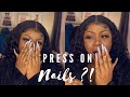 WTF ‼️ These Press On Nails Are BOMB 😍| $25 Etsy Press On Nails | Imani Luxxe