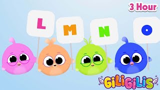 ABC Learning With Giligilis | Toddler Learning Video Songs & Phonics Song Nursery Rhymes - Alphabet