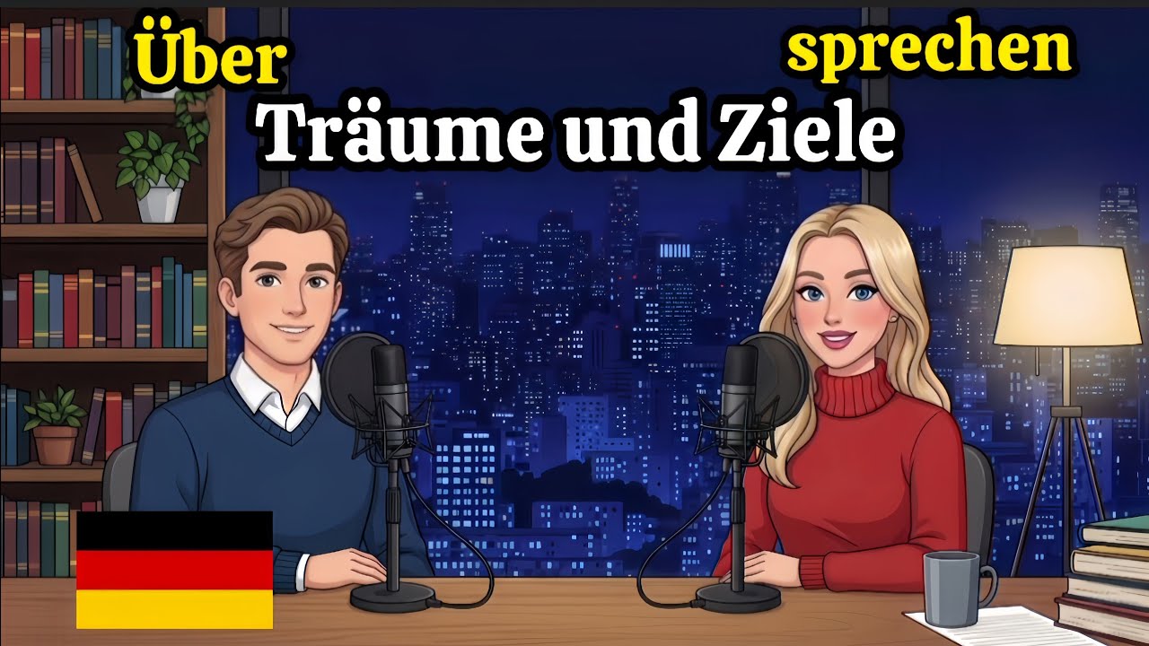Talk About Dreams, Goals and Starting Late 🇩🇪 | Learn German with Real Conversation | German Podcast