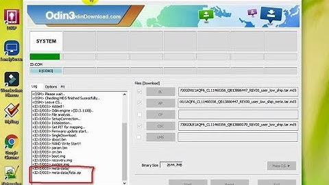 How to Fix the Problem Odin Stuck at Meta-data/Fota.zip for all Samsung Devices