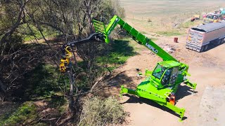 Merlo Roto and Grapple Saw Attachment  Review and Test Drive
