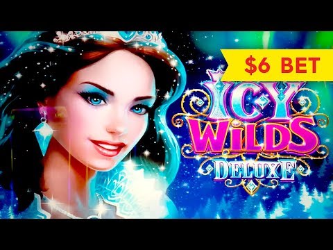 Icy Wilds Deluxe Slot - FIRST SPIN BONUS - $6 Max Bet! - 동영상