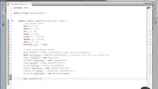 VTC Player Advanced Java Programming Java SE 7, Wrapper Classes