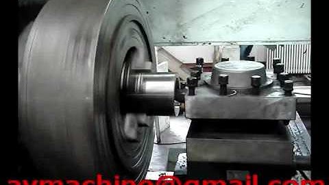 threading drill pipe and drill collar on cnc lathe machine