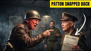 What Patton Said When Eisenhower Ordered Him to Slow Down