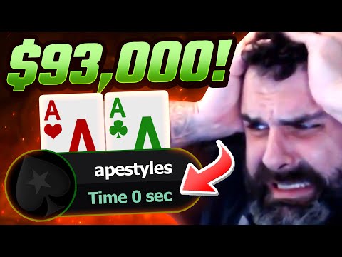 THIS is the WORST FEELING IN POKER! | $5,200 Titans Event - $93,000 for 1st
