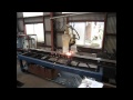 プラズマ切断ロボット　H形鋼加工