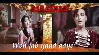 The cry of hearts lovers torn apart – this is what evergreen gem
past “woh jab yaad aaye bahut aaye”is all about from movie
paras...