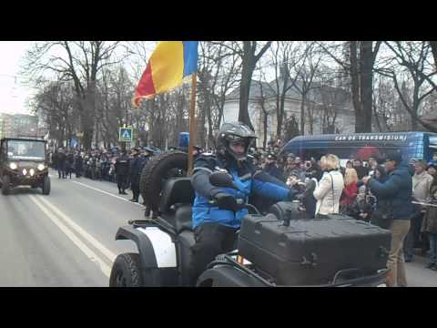 Parada militara la Suceava de 1 decembrie 2014