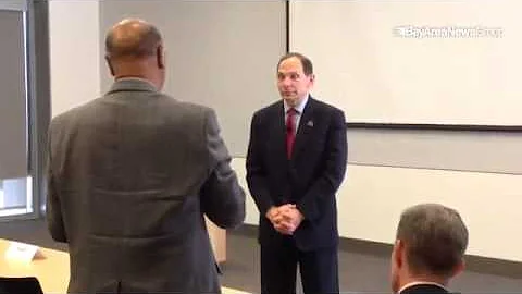 The new Secretary of Veterans Affairs, Robert A. M...