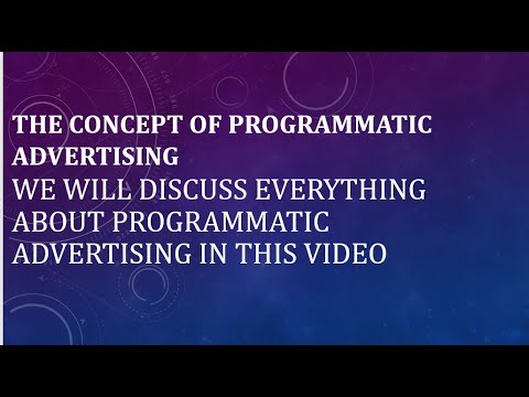 Programmatic Advertising Concepts
