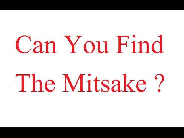 MMG 125: Can you find the mistake? 👀🧠 #logic #logica #wordgame