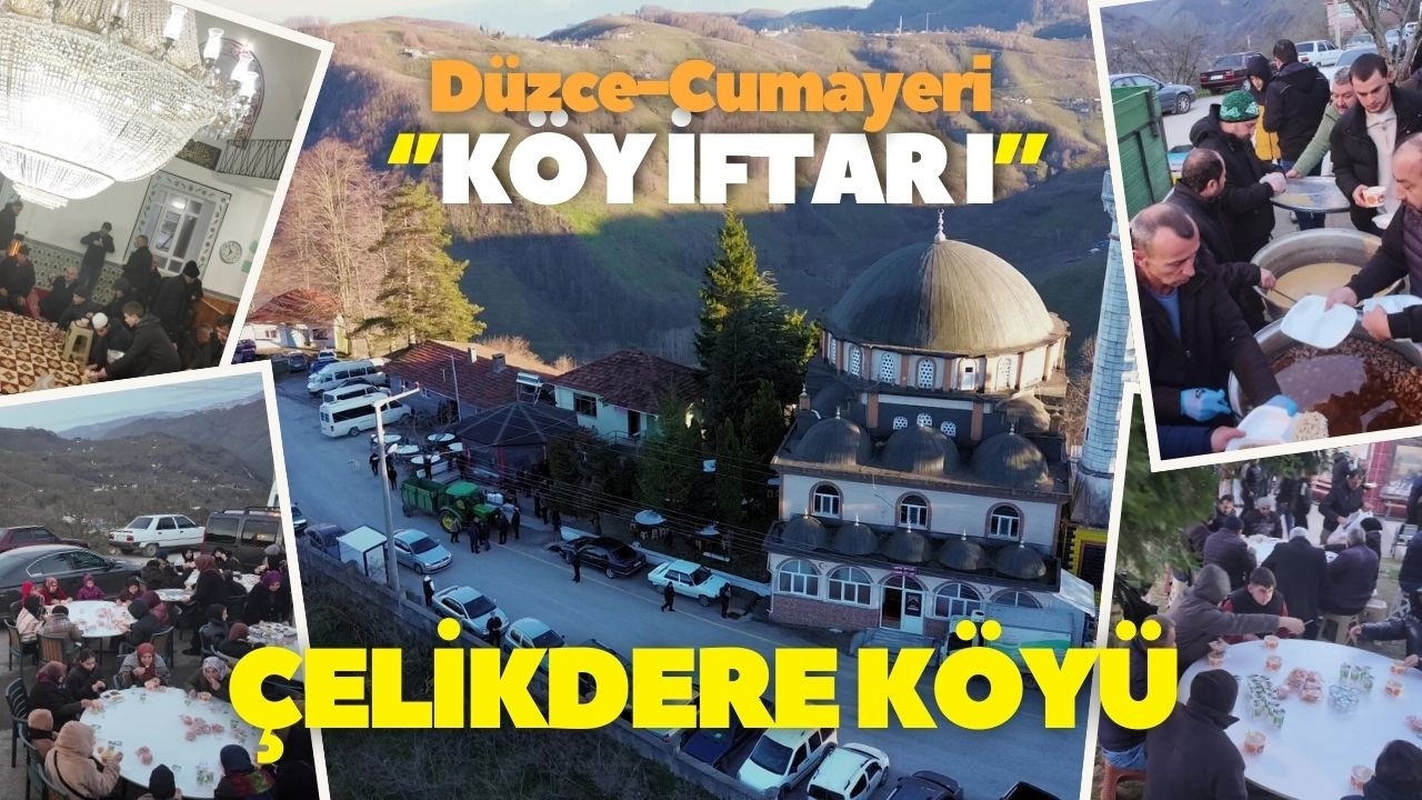 Çelikdere Köyü İftar proğramı-2026-Düzce / Cumayeri
