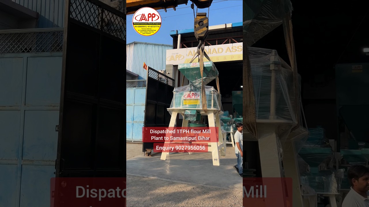 Automatic flour mill plant dispatched to Samastipur Bihar 4 chakki atta plant #flourmill