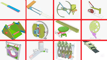Top 15 Ingenious Mechanical Mechanisms and Gear Linkages | Engineering Explained with 3D Animation