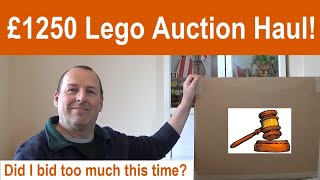 £1250 Lego Auction Haul - Unboxing my winning sets from my latest auction bids.