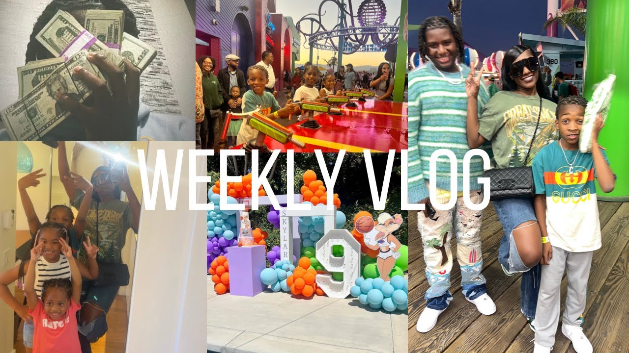 HAPPY BIRTHDAY RAHEEM, CARTER AND SKY | QUICK TRIP TO LA | FUN |