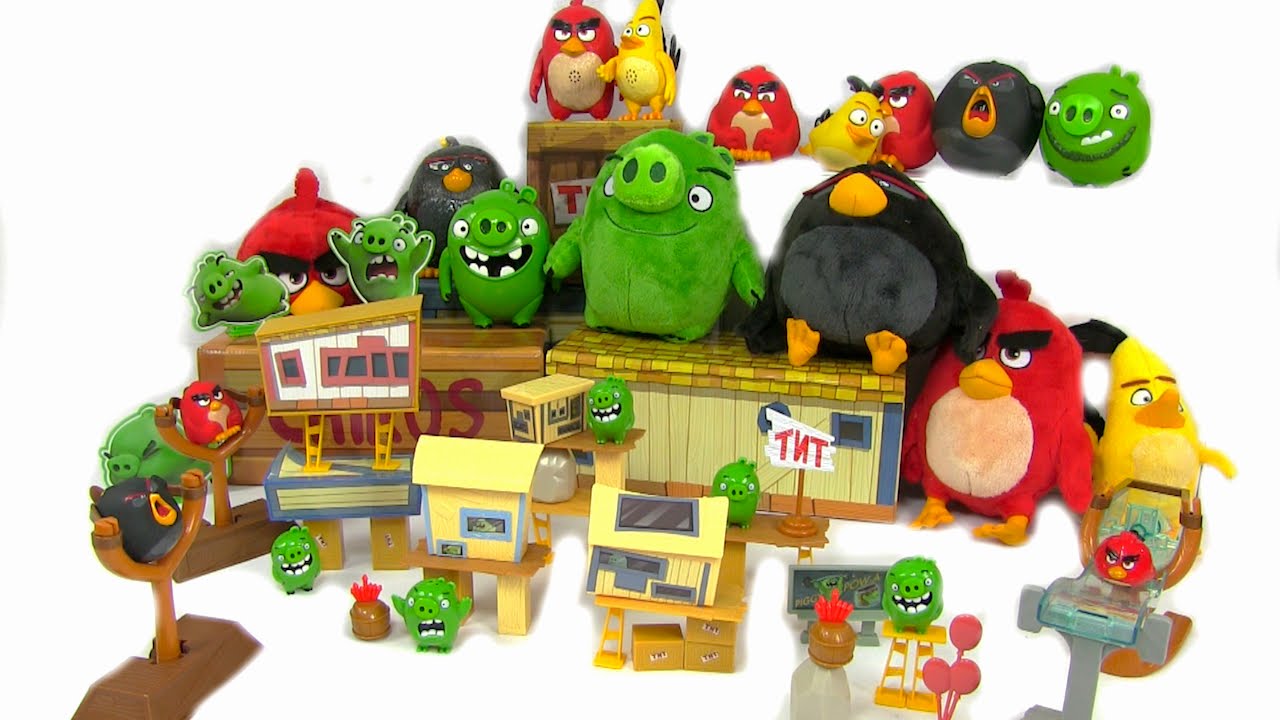 angry birds toys videos