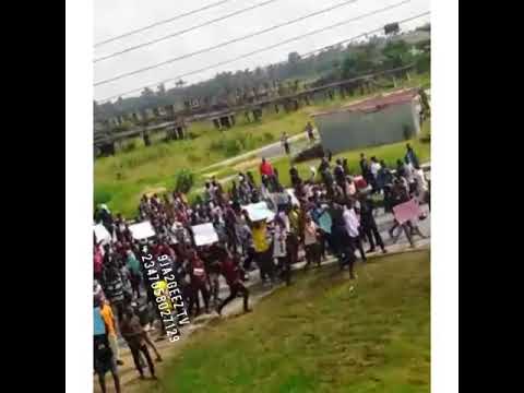 NDU STUDENT SCHOOL FEES PORTAL PROTEST DAY 2