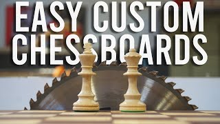 DIY Chess Board from a Thrift Shop Cutting Board - Zucchini Sisters