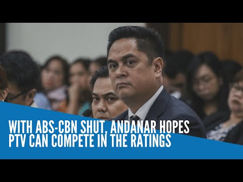 With ABS-CBN shut, Andanar hopes PTV can compete in the ratings